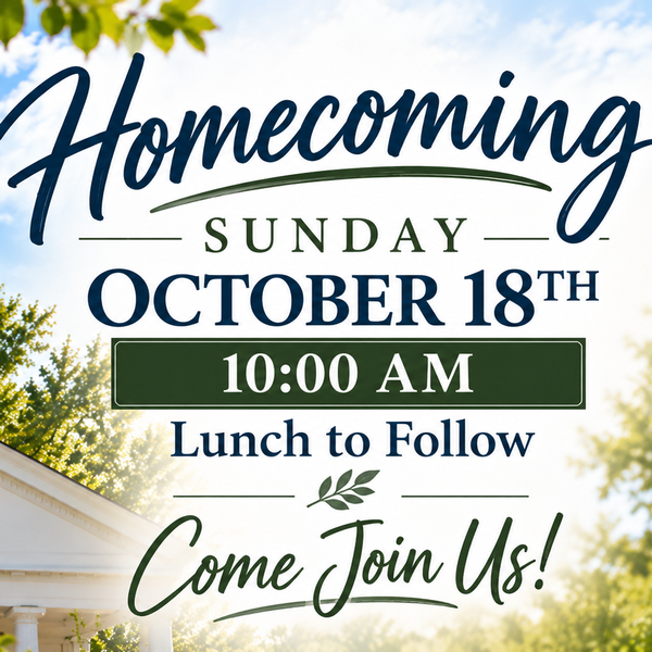 Homecoming Worship & Lunch